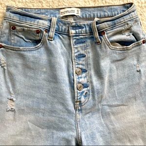 Abercrombie Ultra High Rise Straight Jean
